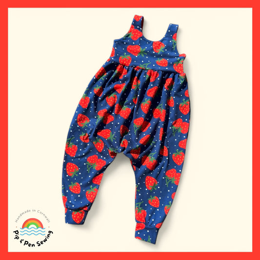 Strawberries Napa Romper